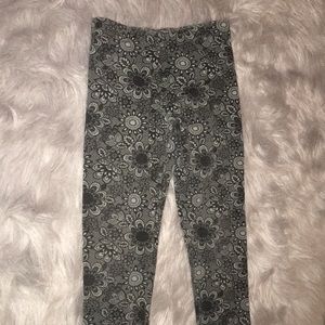 Black decorated pants